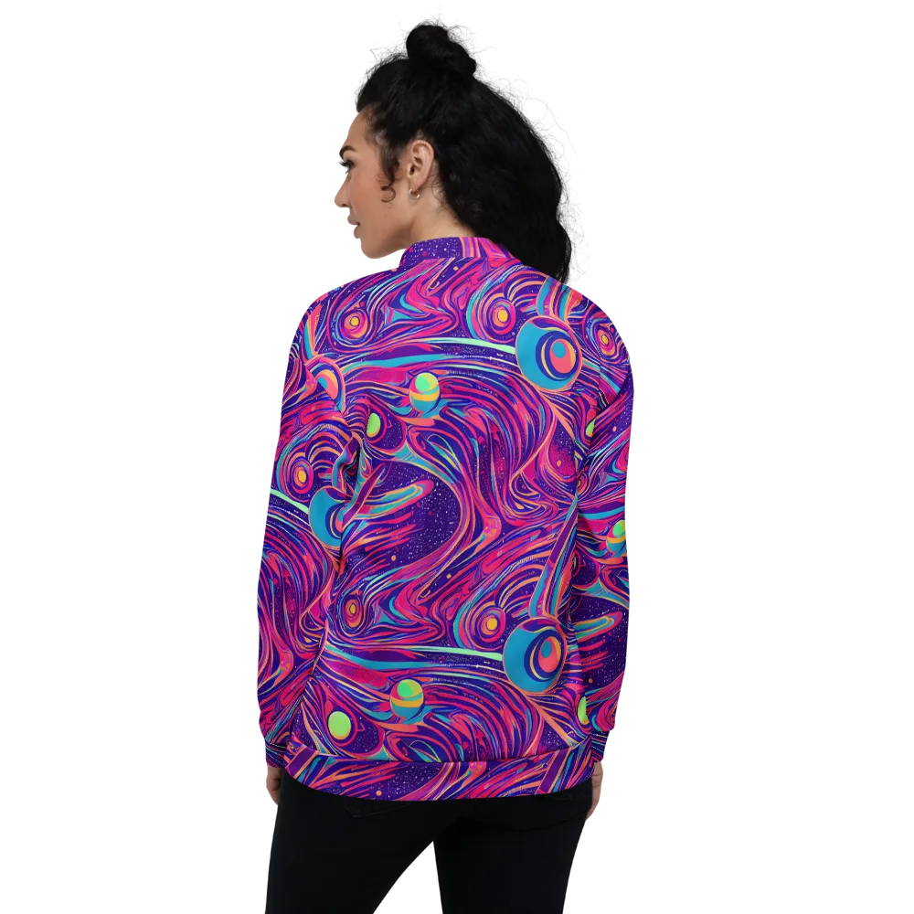Nebula Noodles on Bomber Jacket — Back
