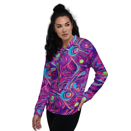 Nebula Noodles on a Bomber Jacket