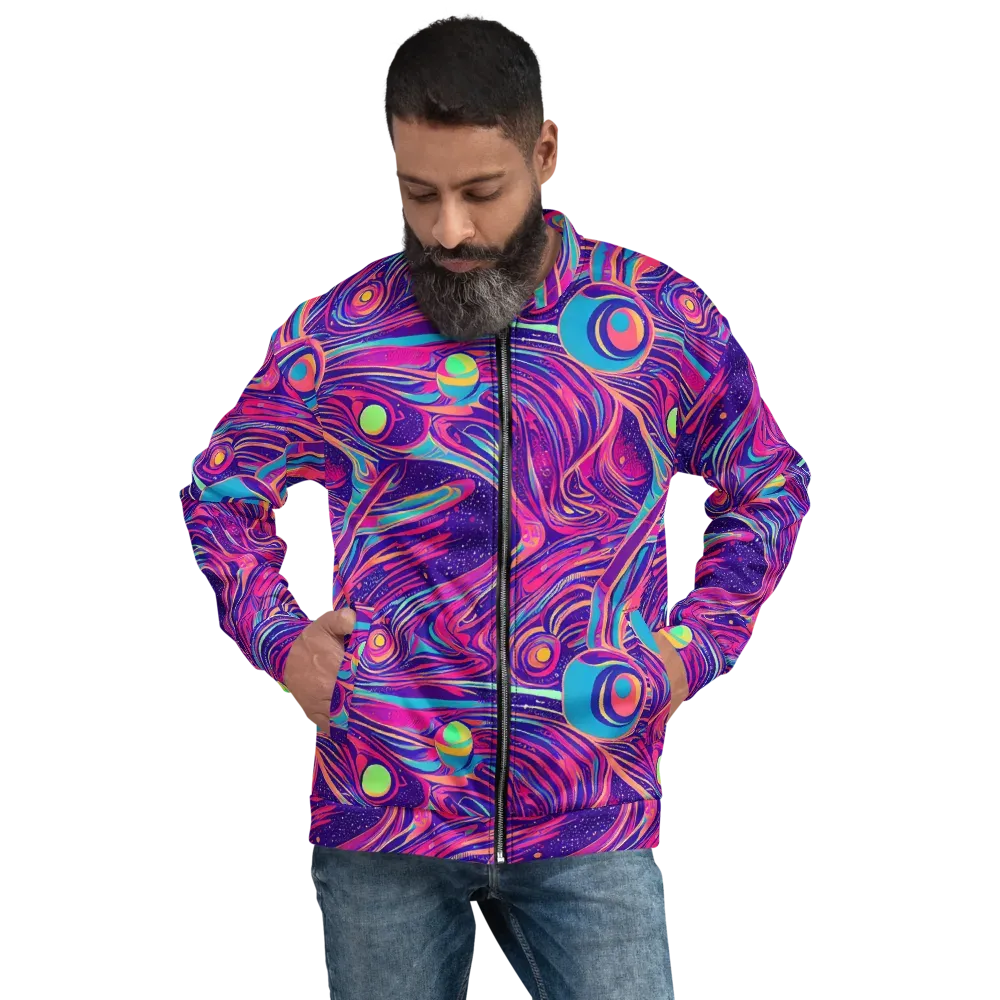 Nebula Noodles on Bomber Jacket — Front