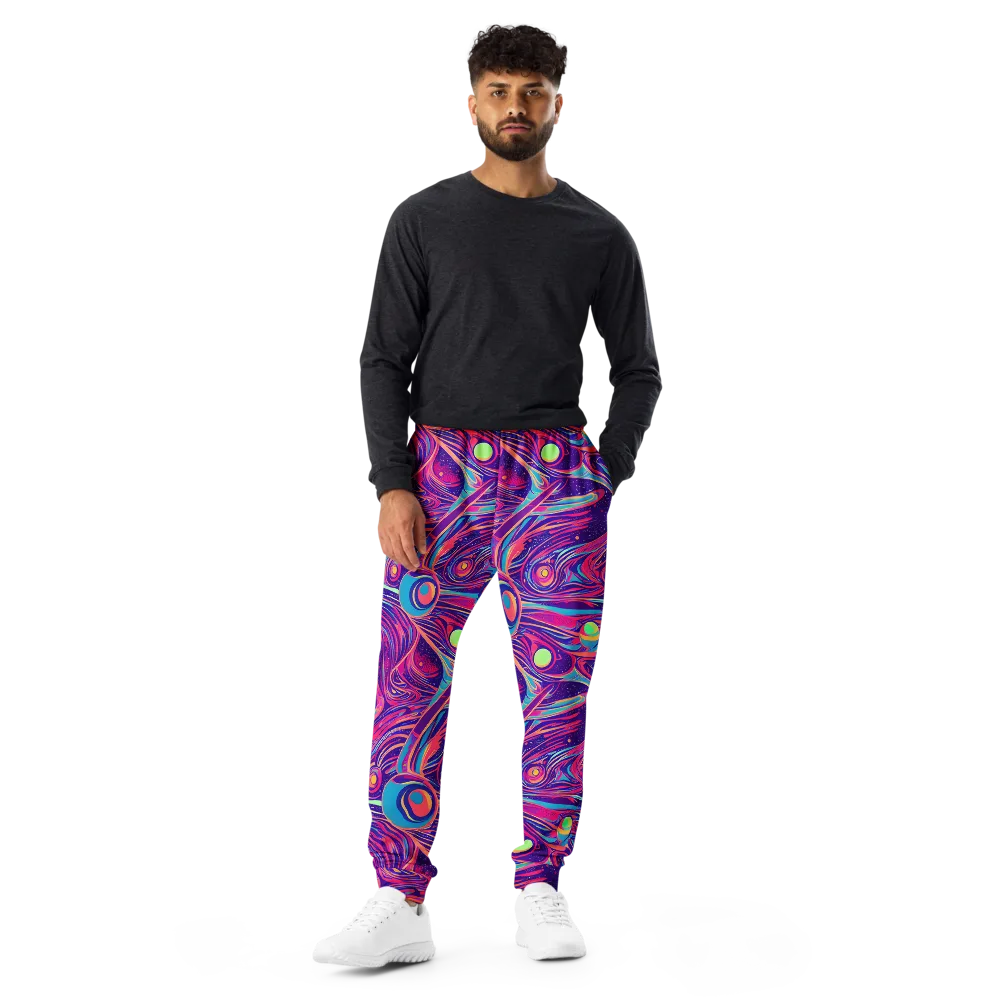 Nebula Noodles on Men's Joggers — Front