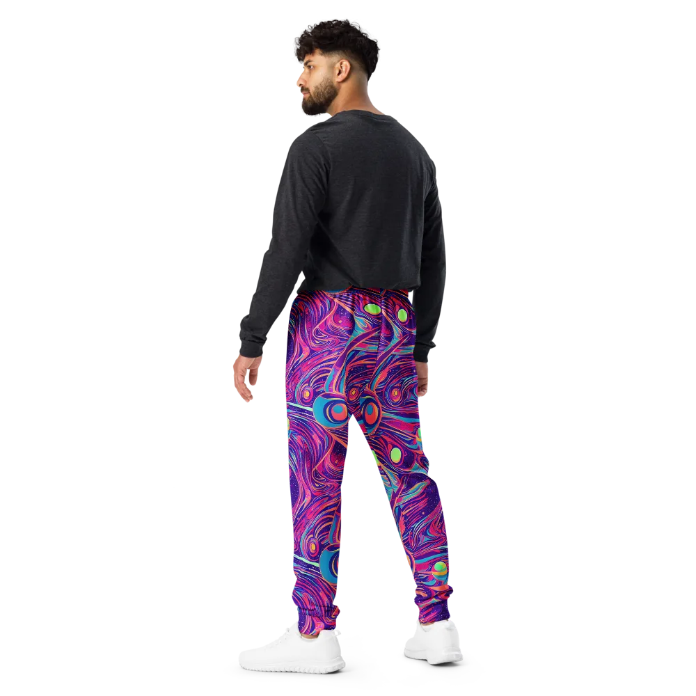 Nebula Noodles on Men's Joggers — Back