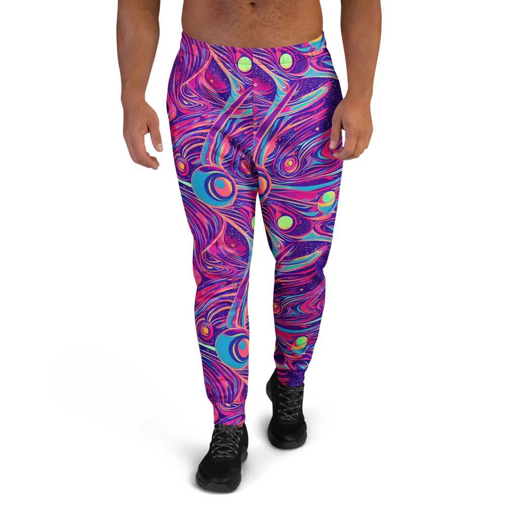 Nebula Noodles on Men's Joggers — Front