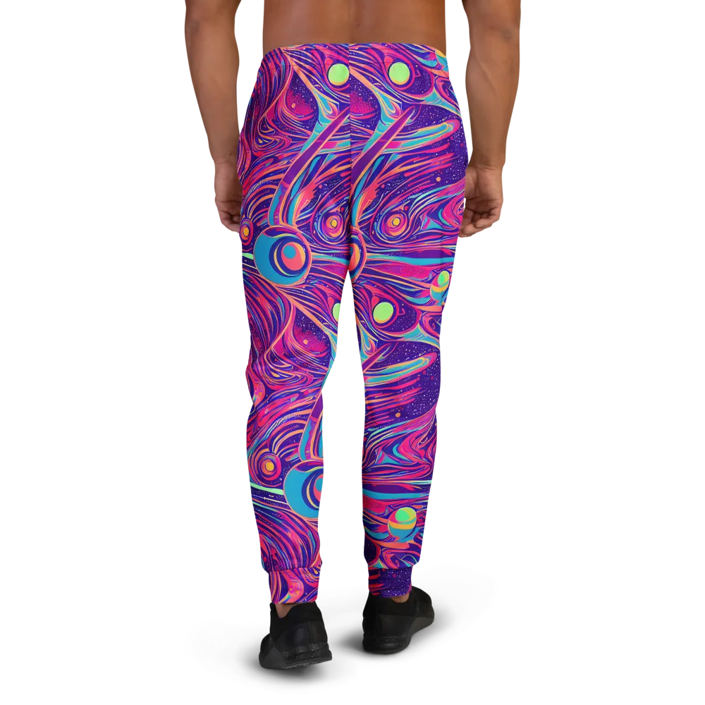 Nebula Noodles on Men's Joggers — Back