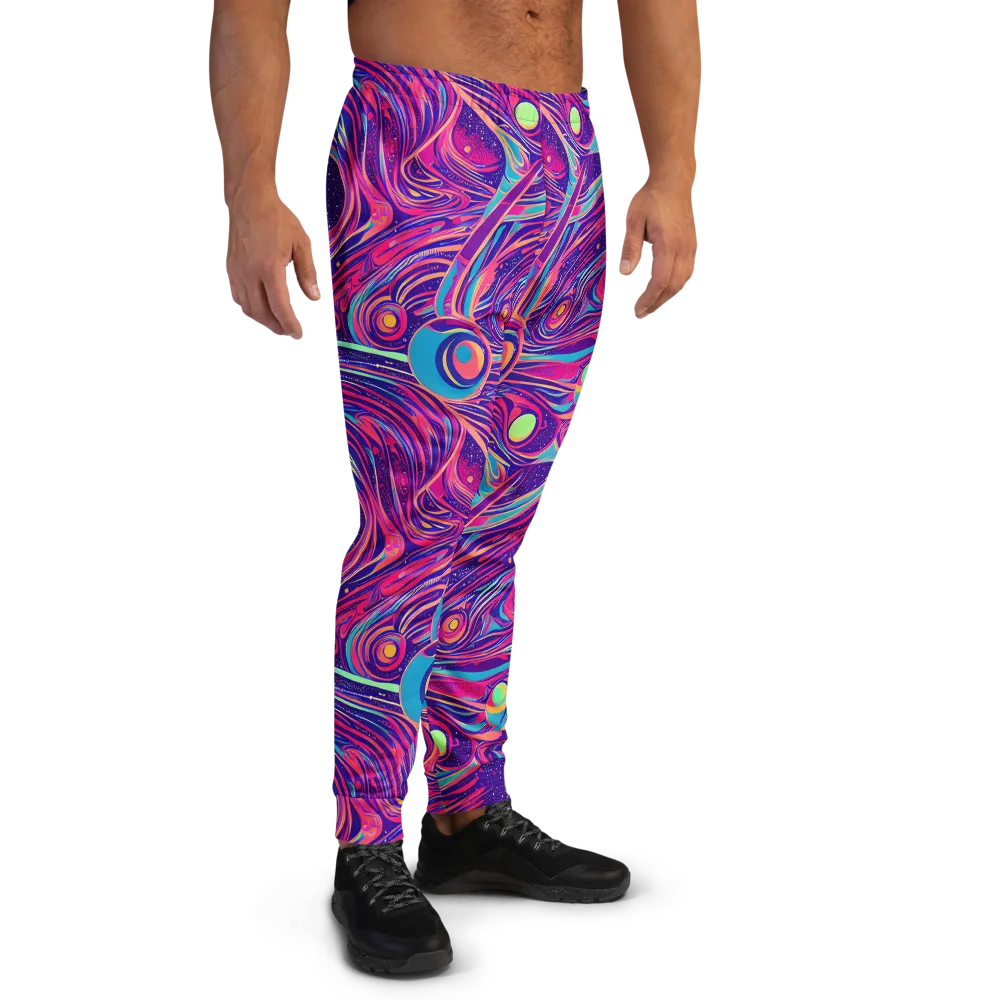 Nebula Noodles on Men's Joggers — Right