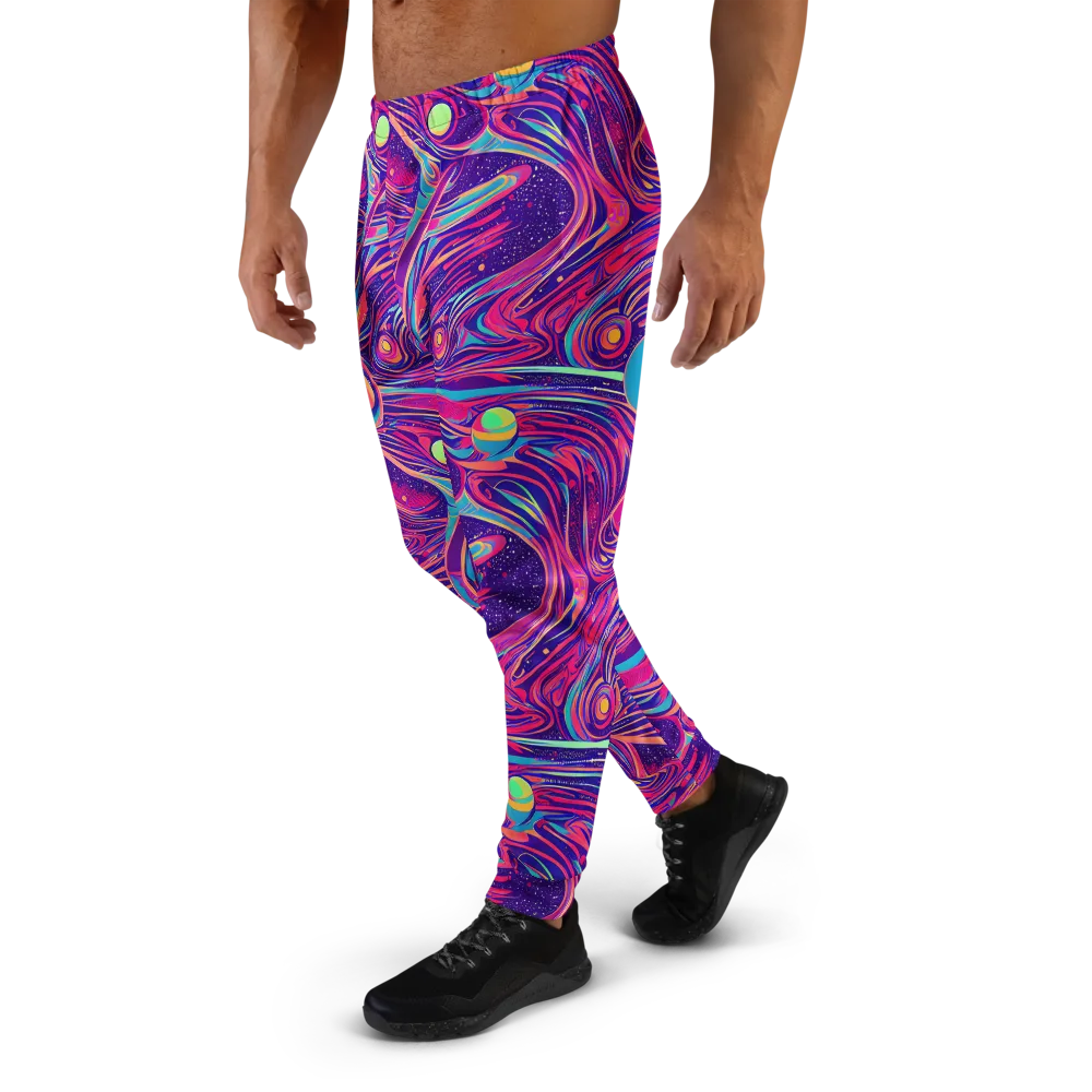 Nebula Noodles on Men's Joggers — Left