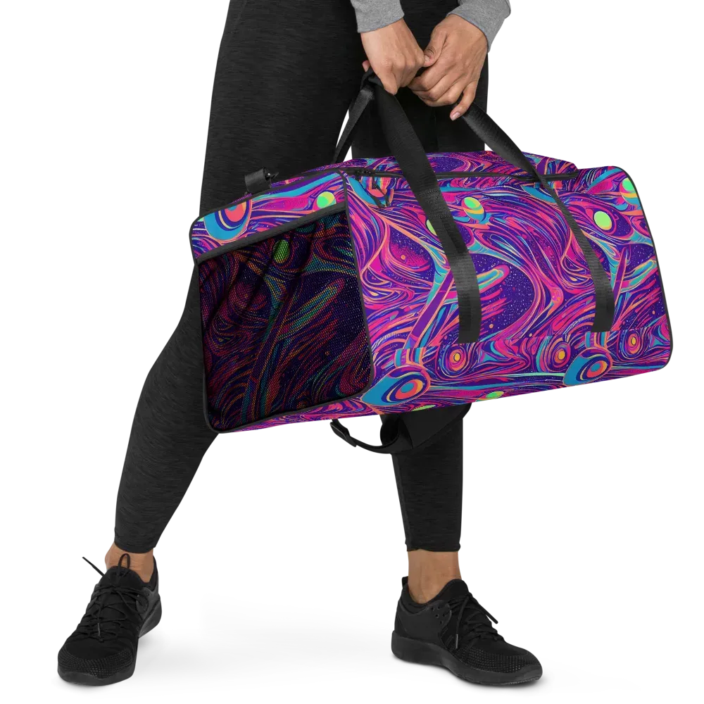 Nebula Noodles on Duffle Bag — Right Front