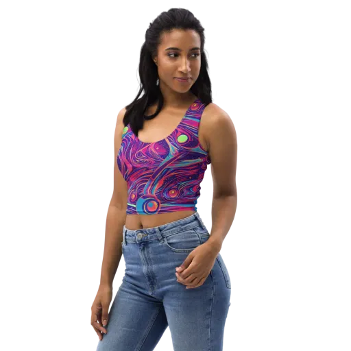 Nebula Noodles on a Crop Top