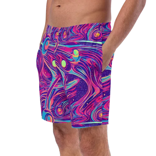 Nebula Noodles on a Swim Trunks