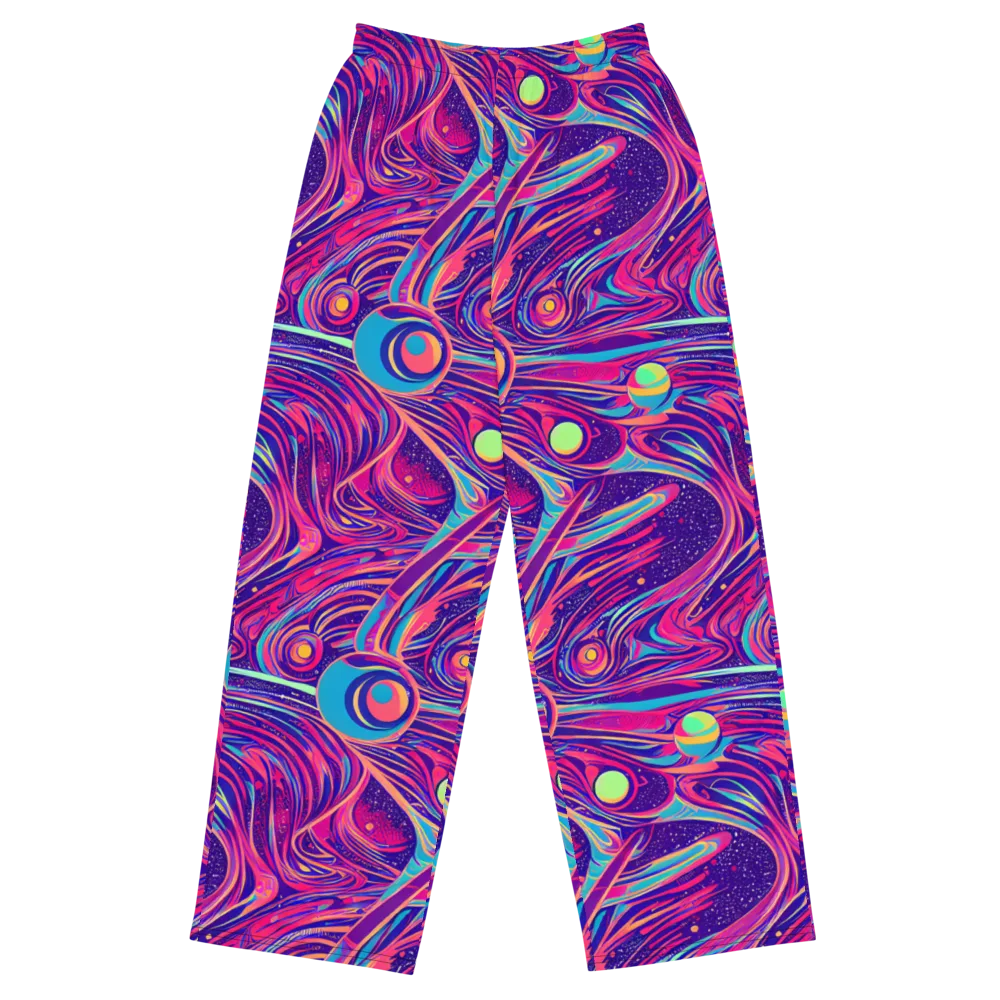 Nebula Noodles on Wide-Leg Pants — Front