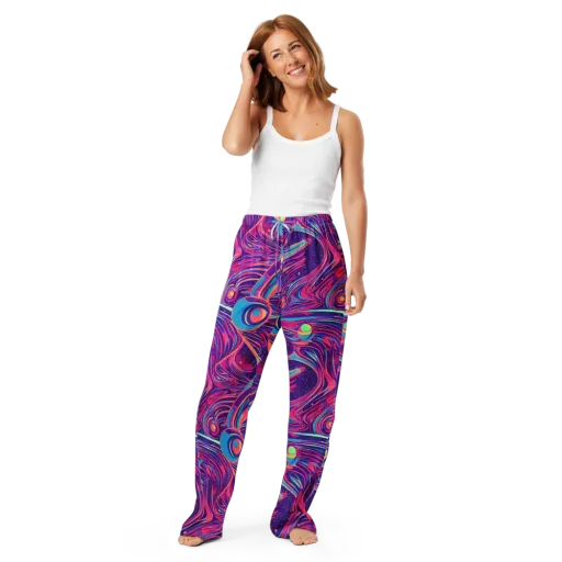 Nebula Noodles on a Women's Pajama Pants