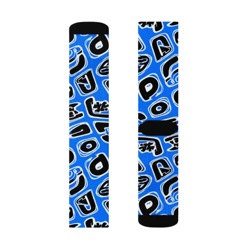 Blue Note Block on a Socks