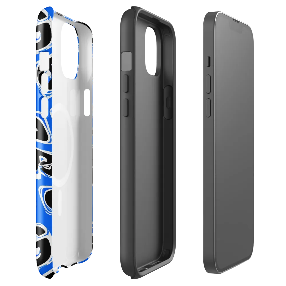 Blue Note Block on MagSafe Tough Case for iPhone® — Front