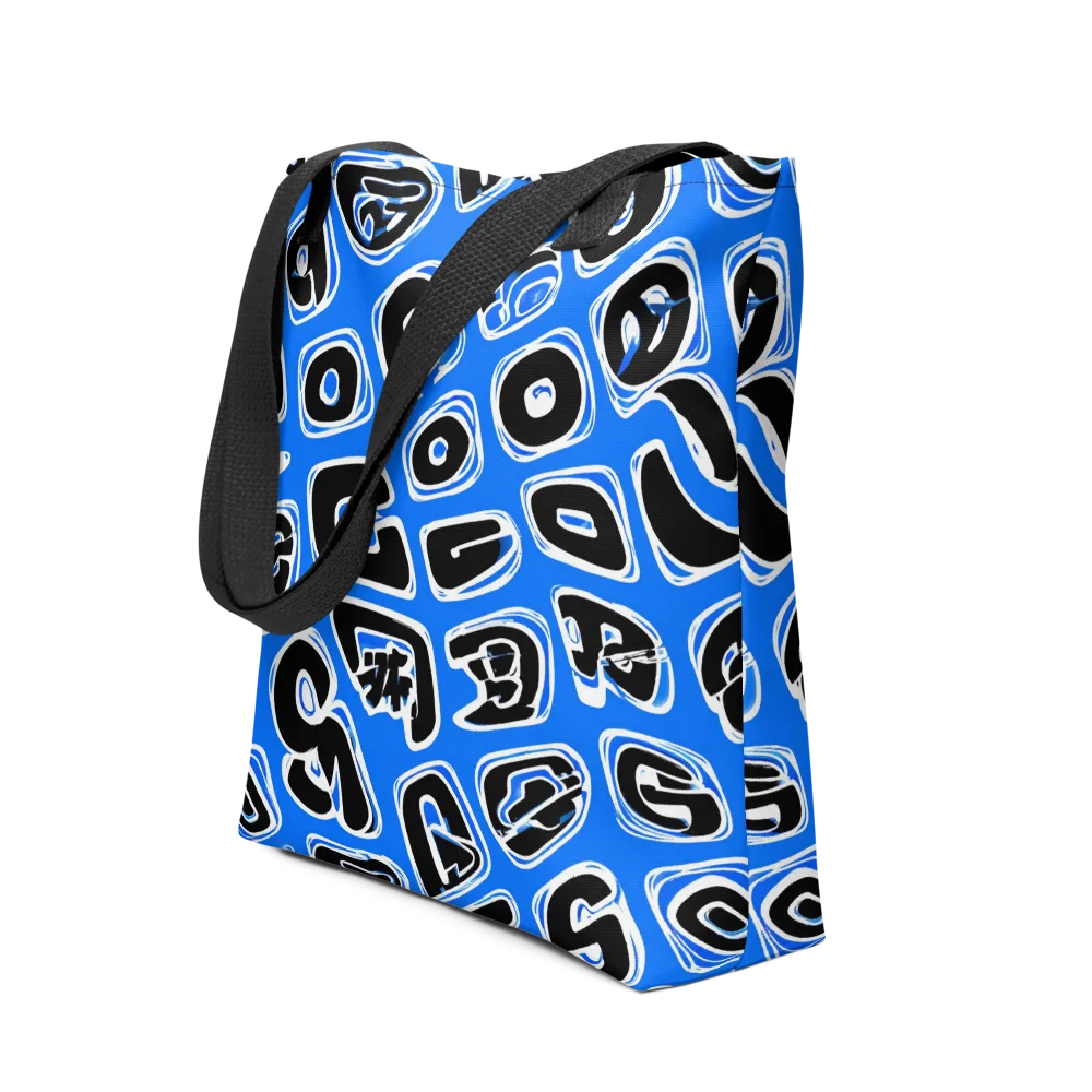 Blue Note Block on Tote Bag — Front