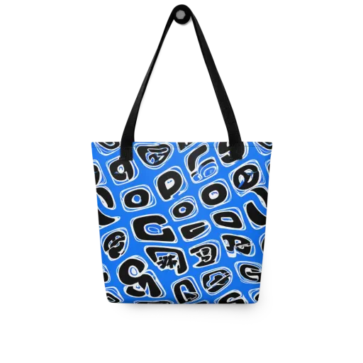 Blue Note Block on a Tote Bag