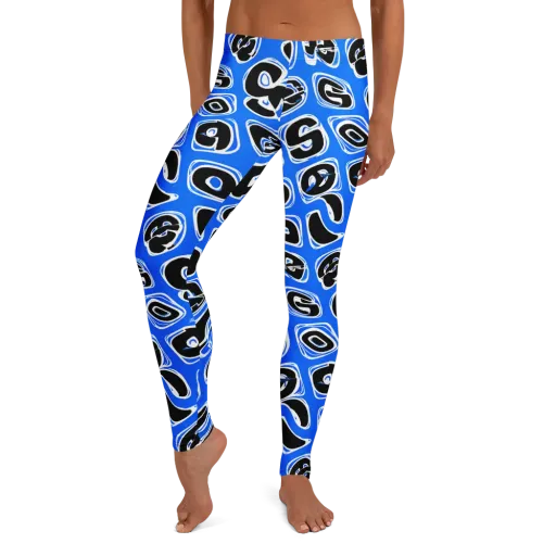 Blue Note Block on a Leggings