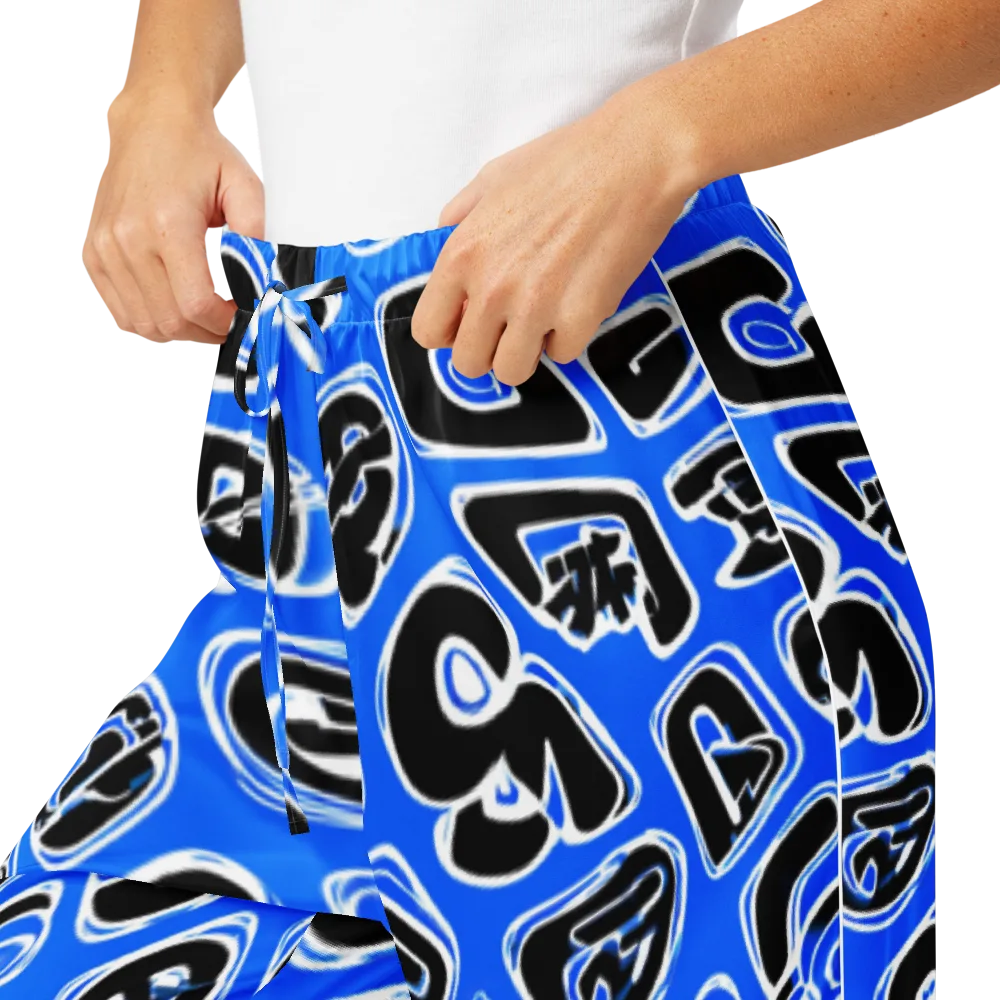 Blue Note Block on Women's Pajama Pants — Product details