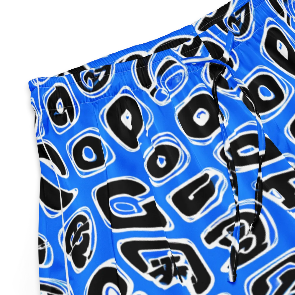 Blue Note Block on Women's Pajama Shorts — Product details