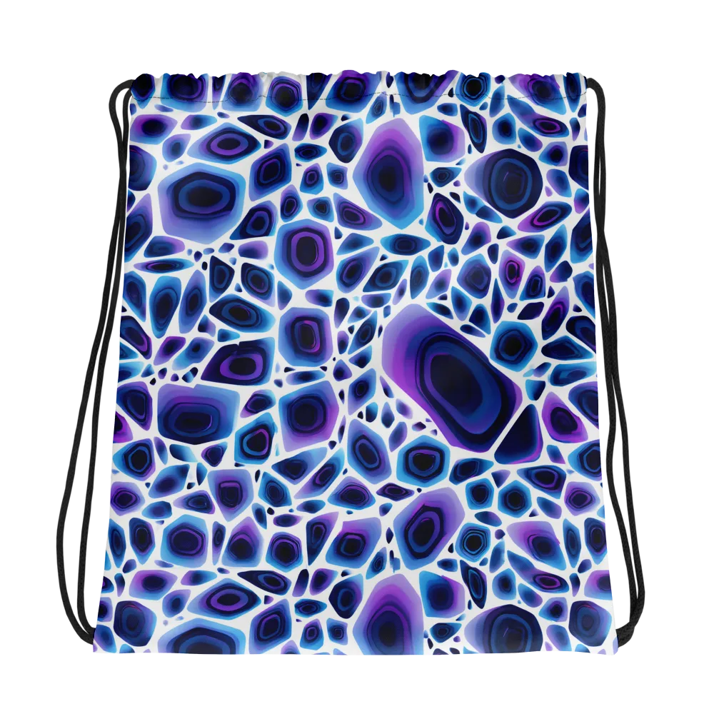 Ultraviolet Pebble on Drawstring Bag — Photo