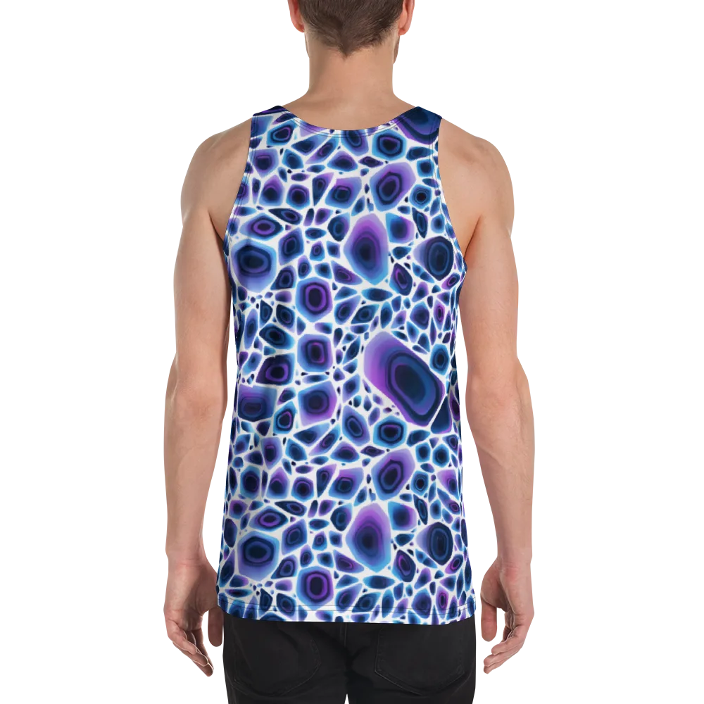 Ultraviolet Pebble on Men's Tank Top — Back