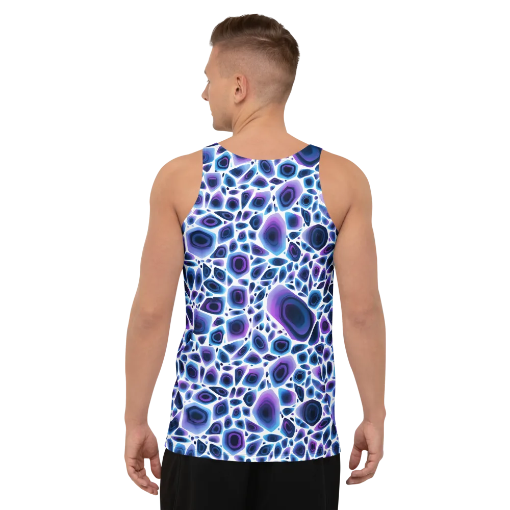Ultraviolet Pebble on Men's Tank Top — Back