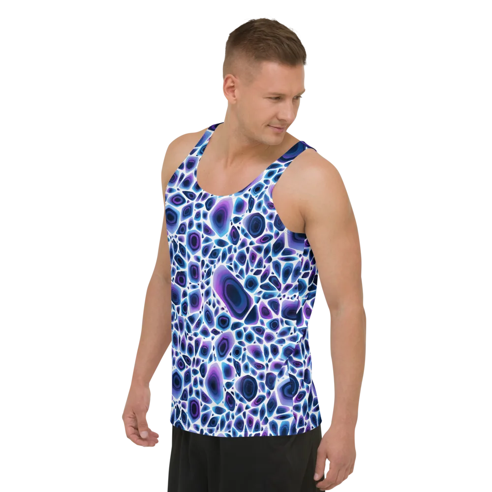 Ultraviolet Pebble on Men's Tank Top — Left Front