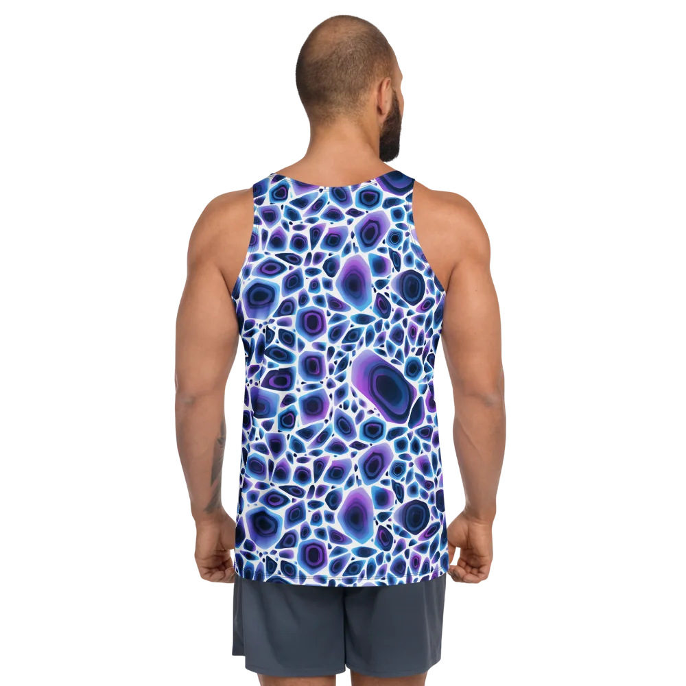 Ultraviolet Pebble on Men's Tank Top — Back
