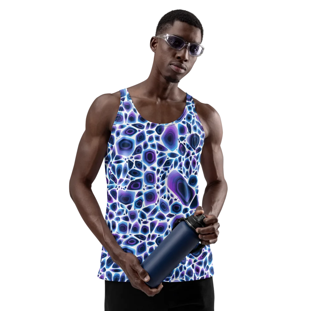 Ultraviolet Pebble on Men's Tank Top — Front