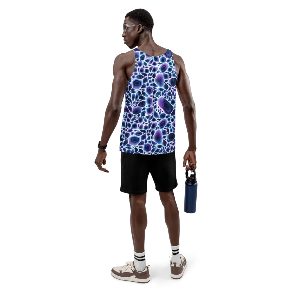 Ultraviolet Pebble on Men's Tank Top — Back