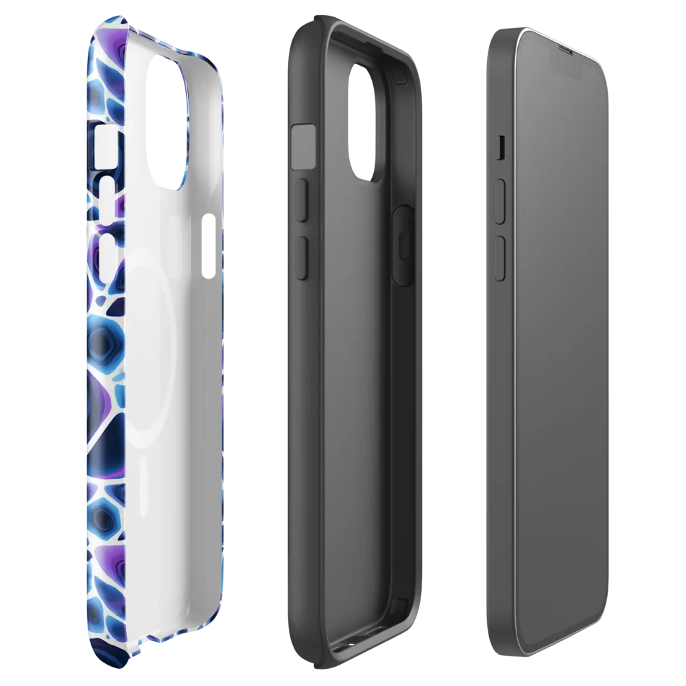 Ultraviolet Pebble on MagSafe Tough Case for iPhone® — Front