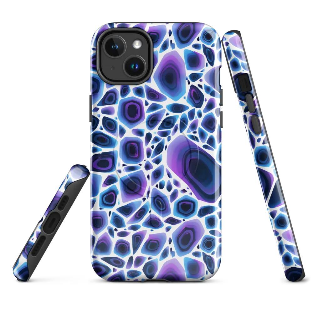 Ultraviolet Pebble on MagSafe Tough Case for iPhone® — Front