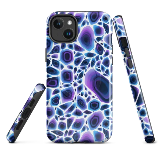Ultraviolet Pebble on a MagSafe Tough Case for iPhone®