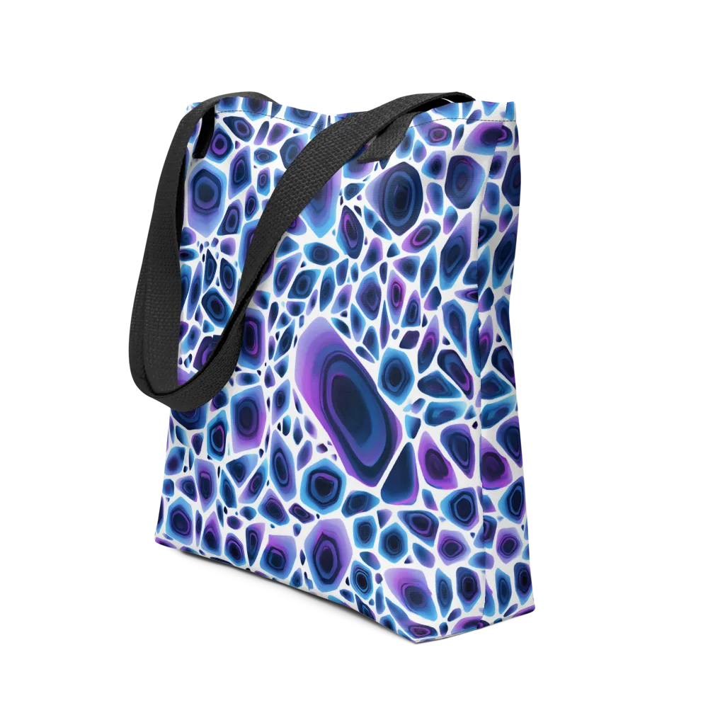 Ultraviolet Pebble on Tote Bag — Front