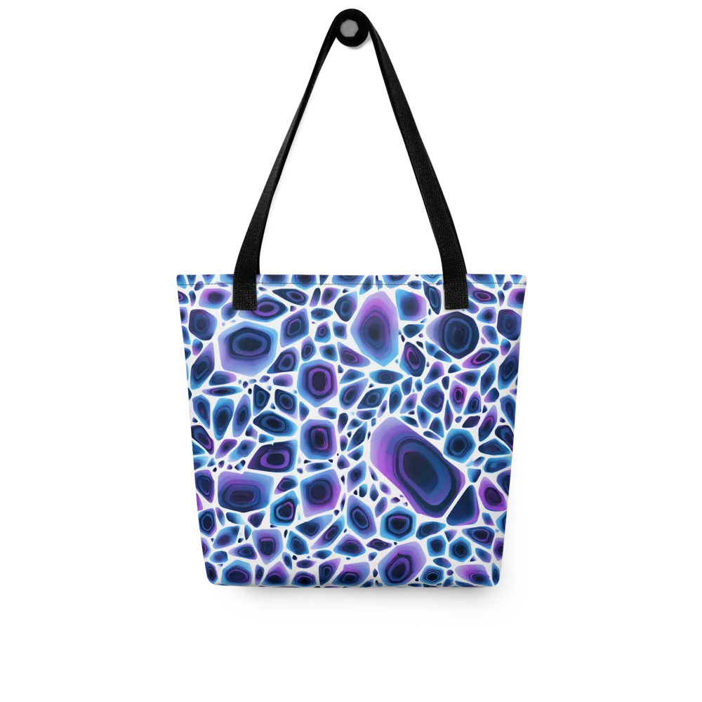 Ultraviolet Pebble on Tote Bag — Front