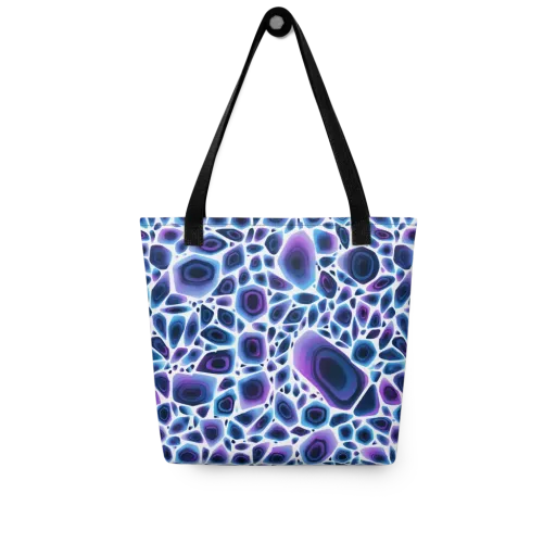 Ultraviolet Pebble on a Tote Bag