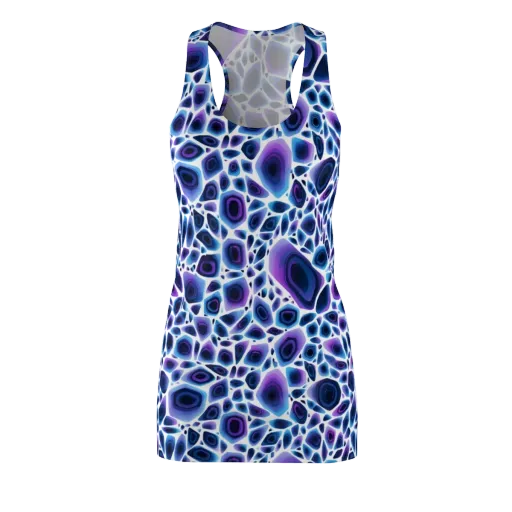 Ultraviolet Pebble on a Racerback Dress