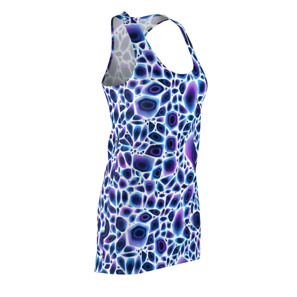 Ultraviolet Pebble on Racerback Dress — Front Side