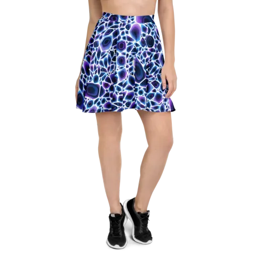 Ultraviolet Pebble on a Skater Skirt
