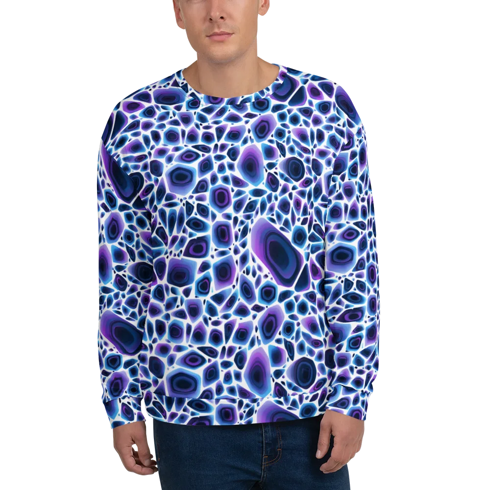Ultraviolet Pebble on Sweatshirt — Front