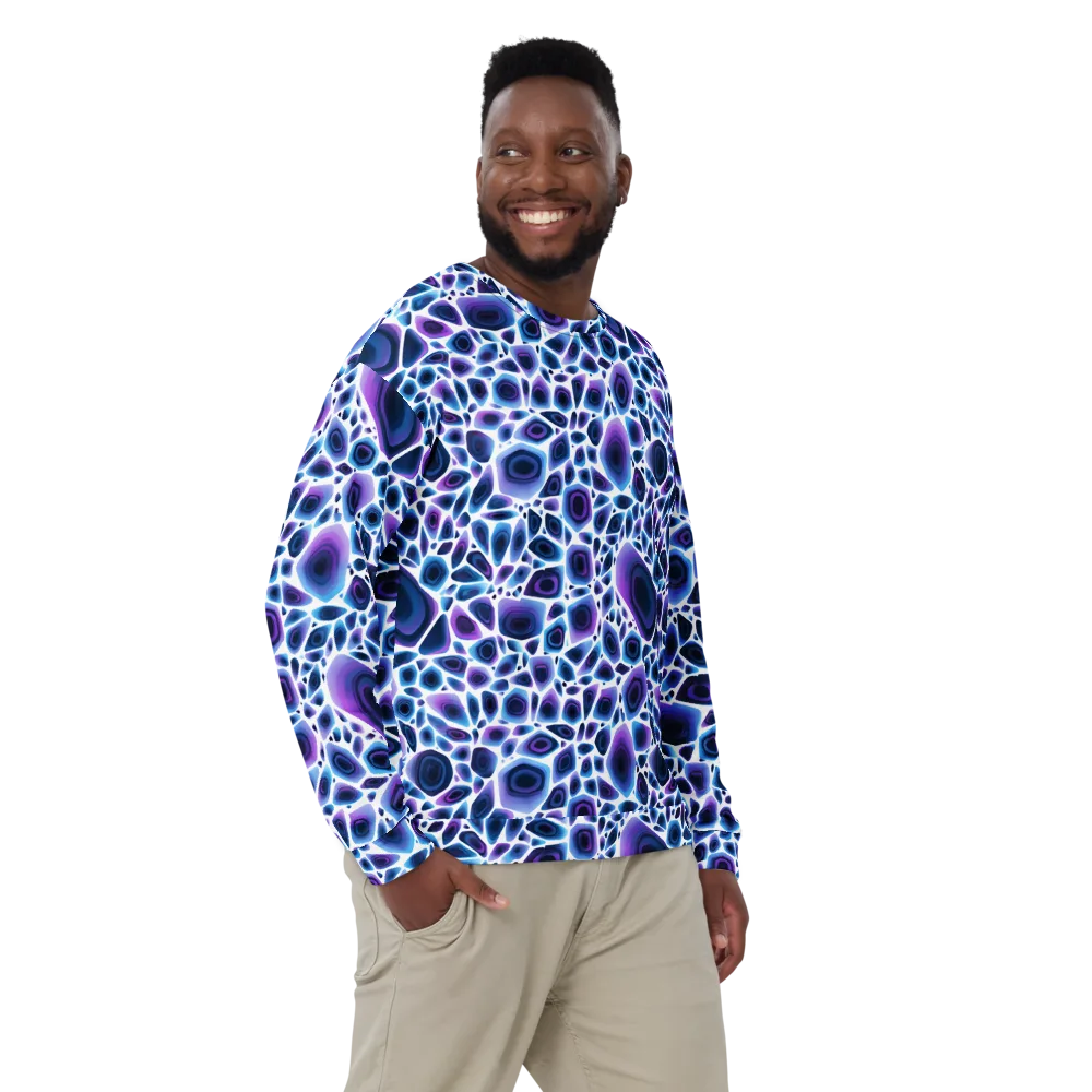 Ultraviolet Pebble on Sweatshirt — Front