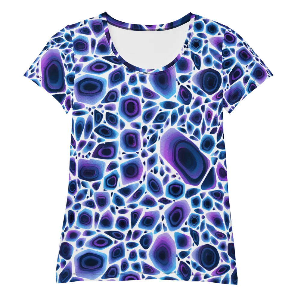 Ultraviolet Pebble on Women's Athletic T-Shirt — Front