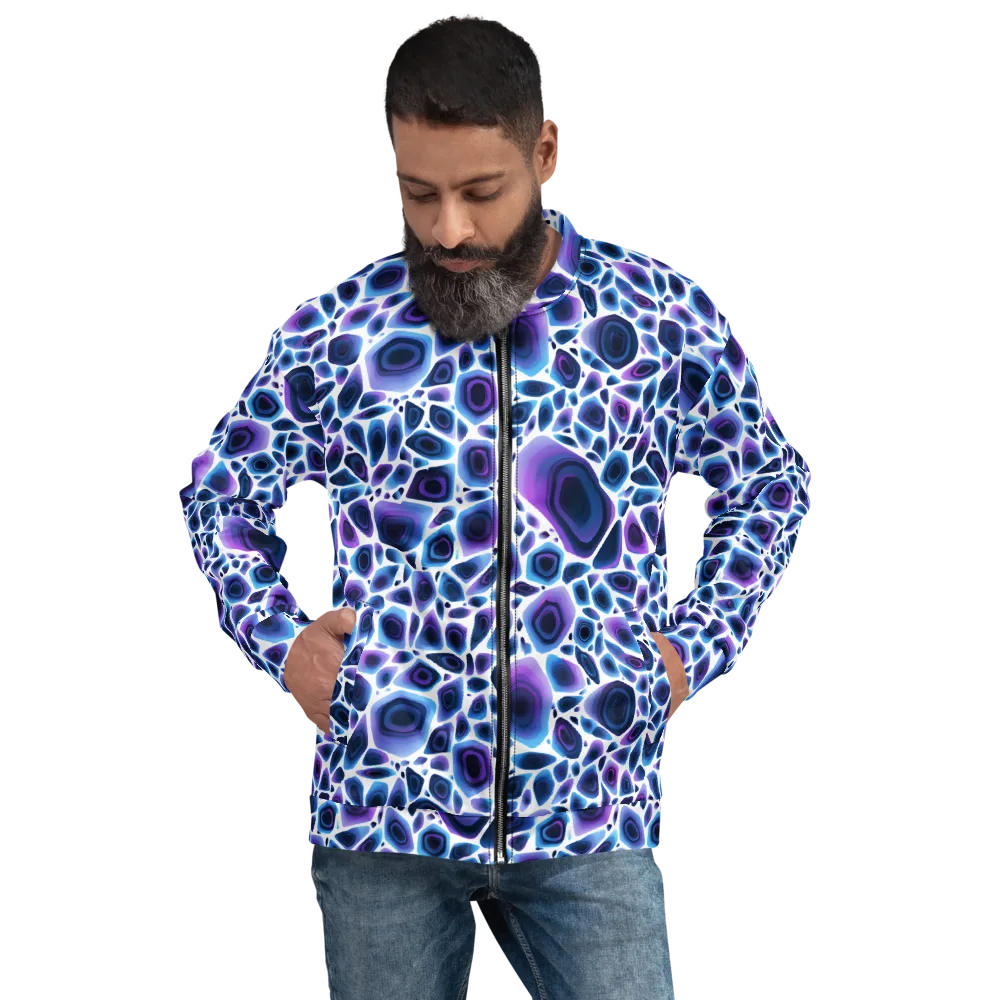 Ultraviolet Pebble on Bomber Jacket — Front