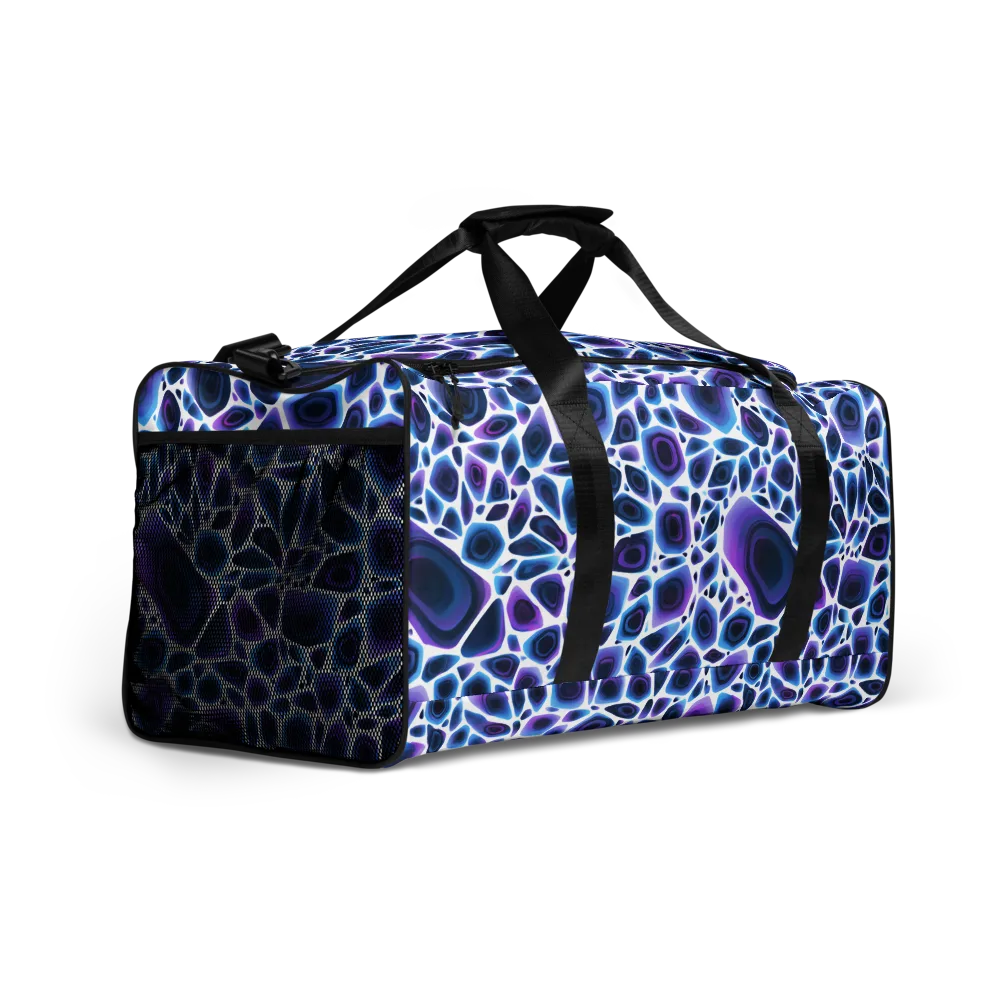 Ultraviolet Pebble on Duffle Bag — Right Front