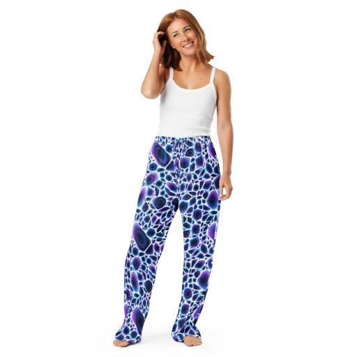 Ultraviolet Pebble on a Women's Pajama Pants