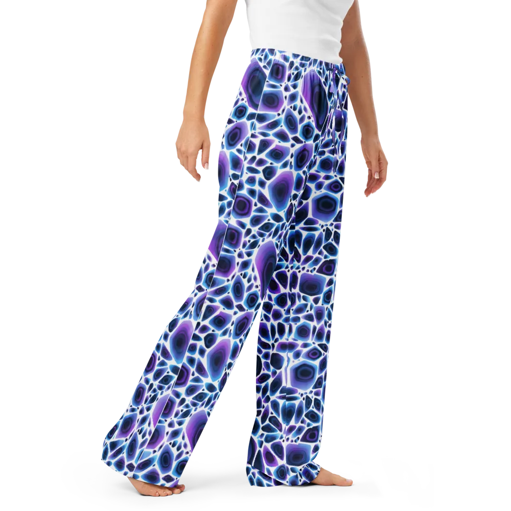 Ultraviolet Pebble on Women's Pajama Pants — Right Front