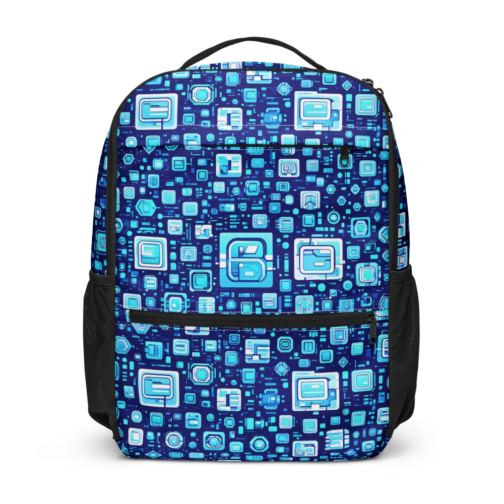 Sapphire Signal on Utility Backpack — Front