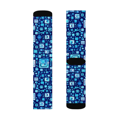 Sapphire Signal on a Socks