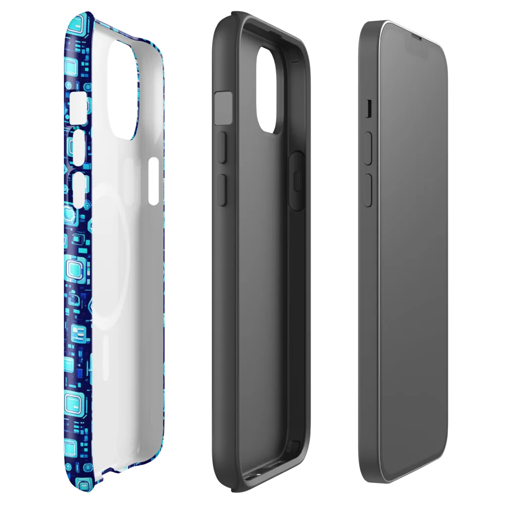 Sapphire Signal on MagSafe Tough Case for iPhone® — Front