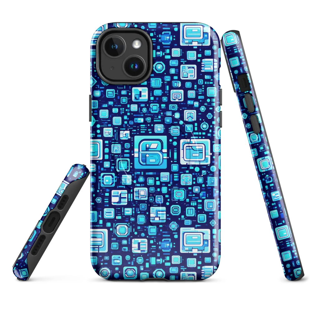 Sapphire Signal on MagSafe Tough Case for iPhone® — Front