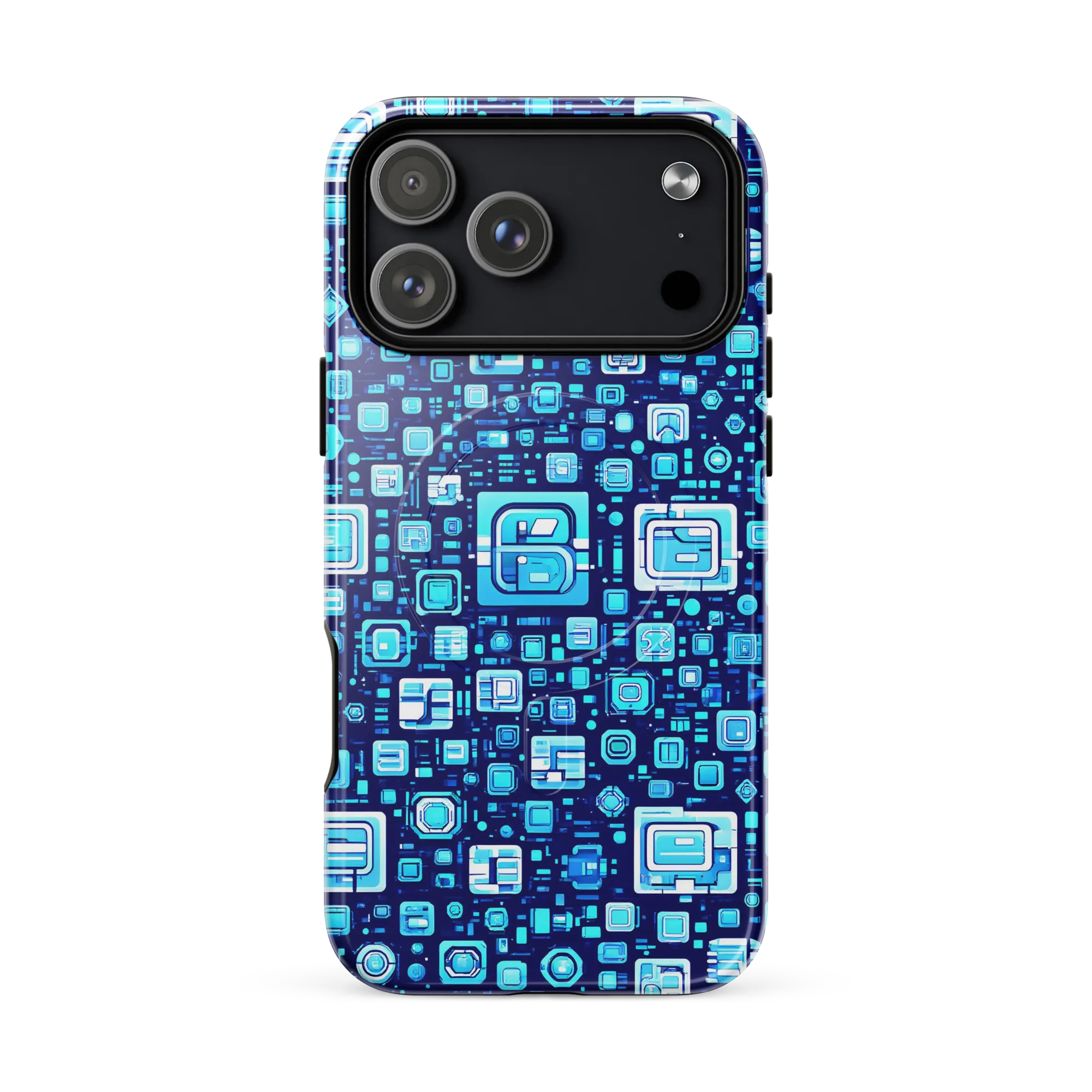Sapphire Signal on MagSafe Tough Case for iPhone® — Front