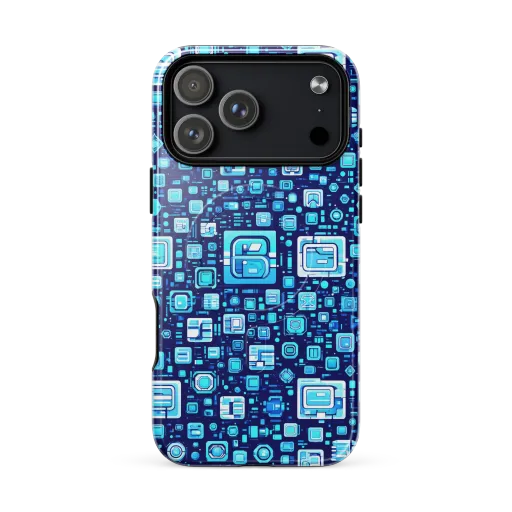 Sapphire Signal on a MagSafe Tough Case for iPhone®